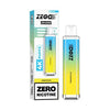 Crystal Bar 4000 Puffs Zego Disposable Pod Device  No Nicotine  Box of 10 , Blue Razz Gummy