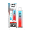 Crystal Bar 4000 Puffs Zego Disposable Pod Device  No Nicotine  Box of 10 , Blue Razz Gummy