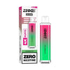 Crystal Bar 4000 Puffs Zego Disposable Pod Device  No Nicotine  Box of 10 , Blue Razz Gummy