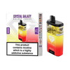 Crystal Galaxy 30000 Puffs Disposable Vape Device 20mg  Box of 5, Banana Ice Cream/ Pineapple Ice