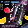 Hayati Pro Max Shisha 15k Disposable Vape Device Box Of 5, Apple Mint Grape