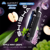 Hayati Pro Max Shisha 15k Disposable Vape Device Box Of 5, Apple Mint Grape