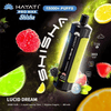 Hayati Pro Max Shisha 15k Disposable Vape Device Box Of 5, Apple Mint Grape