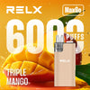 Relx Max Go 6000 Disposable Vape Device - 20mg Box Of 5 - #Vapewholesalesupplier#