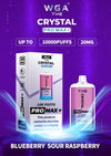 WGA Crystal Pro Max + 10000 Disposable Vape Pod Box of 10 ,  