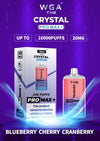 WGA Crystal Pro Max + 10000 Disposable Vape Pod Box of 10 ,  