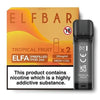 Elf Bar Elfa Pre Filled Pods  Box of 10, Apple Peach